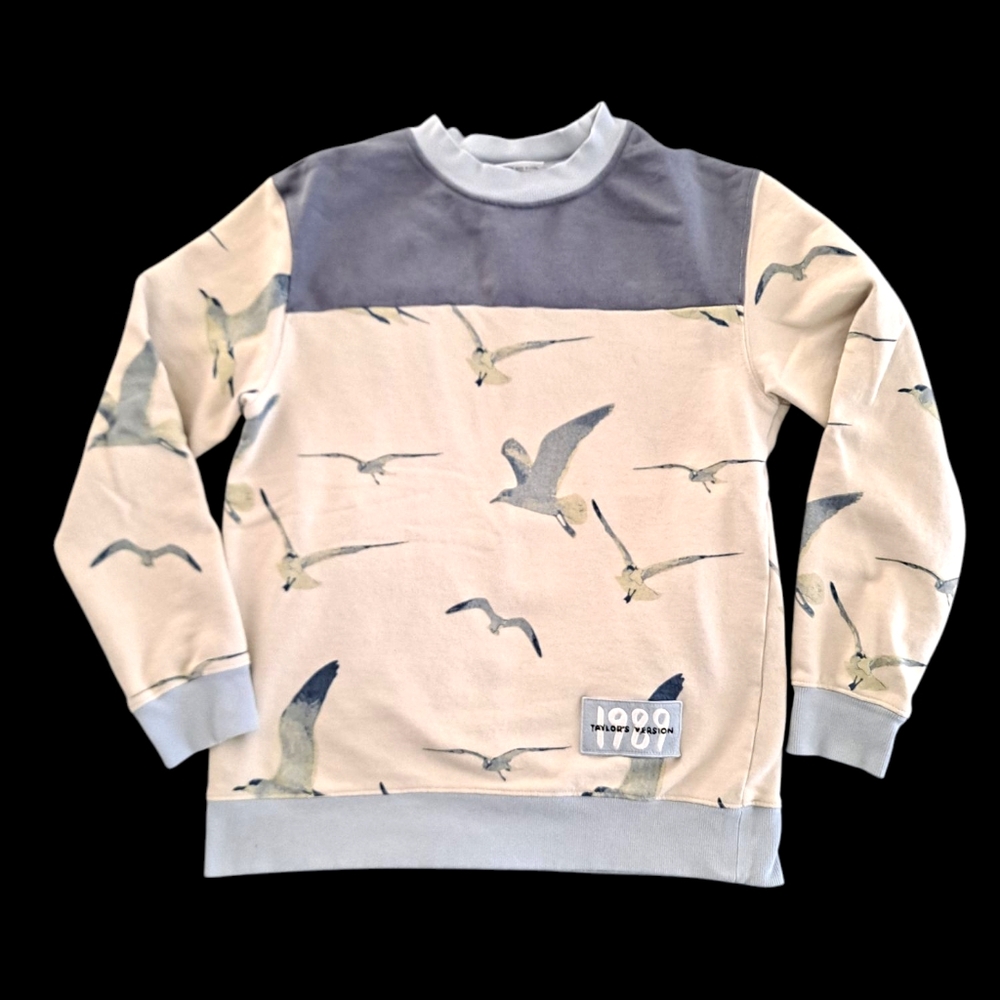 Taylor Swift 1989 Taylor's Version Seagull Crewneck Sweatshirt Sz SM
